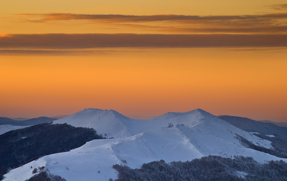 fotonmatic - Bieszczady łagodne. PE  po zachodzie z Caryńskiej. Zdjęcie 53851