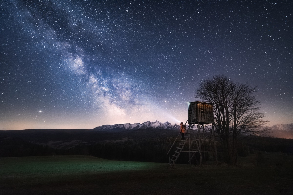 piotrekcoleman - Nocne niebo nad Tatrami . . Zdjęcie 286097