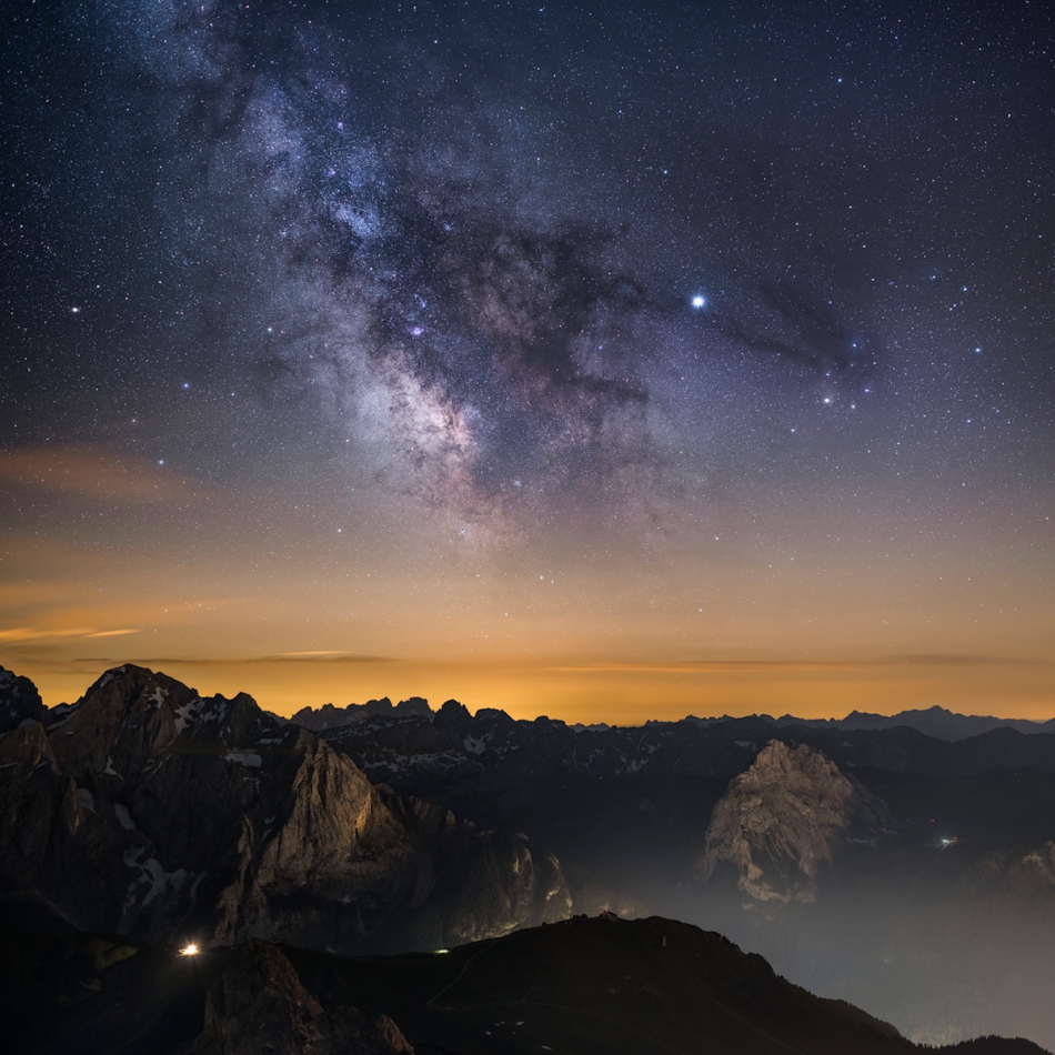 fotonmatic - o Jowiszu Jupiterem zwanym. gwiazdy śledzone przy pomocy SWSA  Sasso Pordoi Dolomity. Zdjęcie 247173