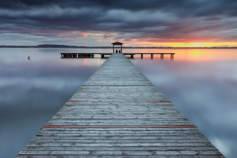 jaskjan - Sunset on the pier. . Zdjęcie 326902