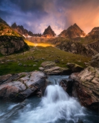 Poranek w Alpach