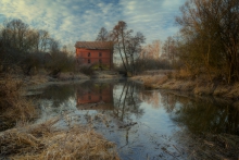 Marcowy poranek nad Soną.