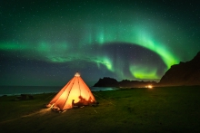Dancing under stars