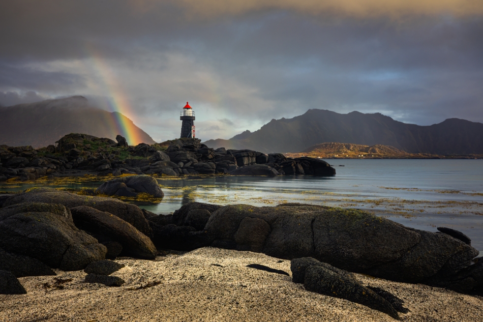 jaskjan - Lighthouse with a rainbow. . Zdjęcie 335179