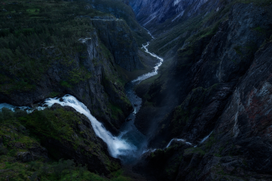 iceflower - Vøringsfossen waterfall. . Zdjęcie 212163