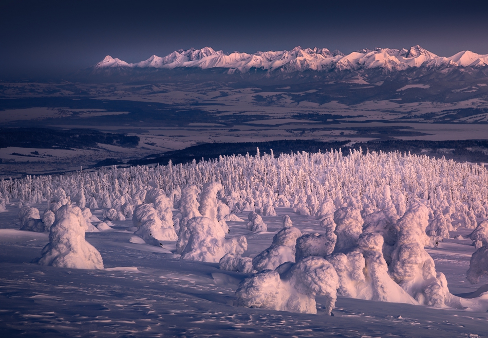 karol_nienartowicz - Pilsko. Wczorajszy wietrzny i mroźny wieczór na Pilsku; Beskid Żywiecki. Zdjęcie 311840