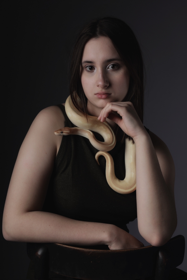 _agapont - portret z wężem. . Zdjęcie 316496