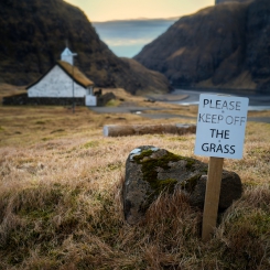 Keep off the grass