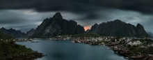 First Night in Reine...