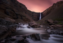 Hanging Falls in Red