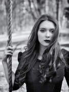 Lady in gray
