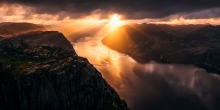 The Preikestolen view