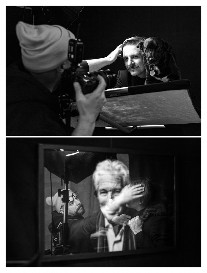 zyrwa1 - Szymon Piotr Warszawski. Szymon Piotr Warszawski - aktor teatralny i filmowy.  Zagrał w m.in.: Najlepszy, Sukienka, Bogowie, Żmijowisko, Belfer, Brokat.  Przygotowania do sesji portretowej na Festiwalu EnergaCamerimage 2022 w Toruniu.  (...i Jego pies M