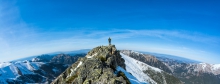 On the top