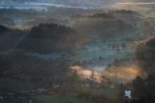 Magical rays of the sun