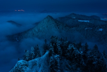 Nocne Pieniny.