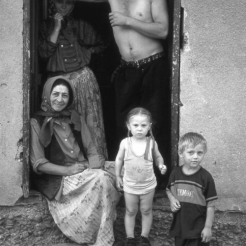 In the door