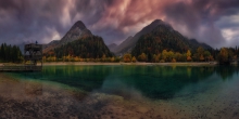 Admiring The Alpine Fall