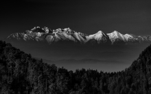 Tatry widziane z Sokolicy