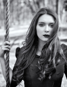 ALT: Lady in gray