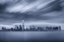 Lower Manhattan in Fog
