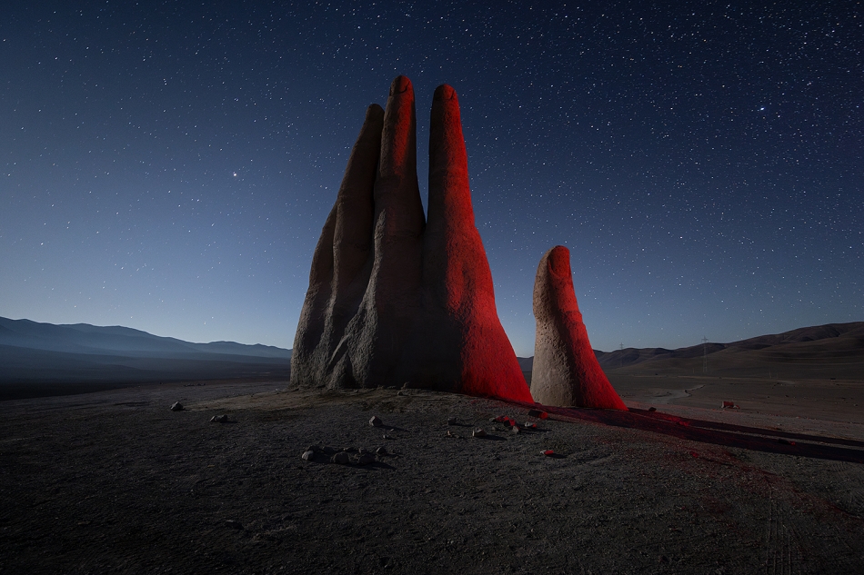 karol_nienartowicz - Ręka Pustyni. La Mano del Desierto, Atacama, Chile . Zdjęcie 334374