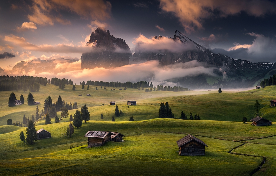 karol_nienartowicz - . Sobotni poranek na Alpe di Siusi, Dolomity. 06.2024. Zdjęcie 325164