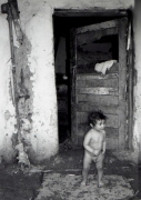 In the door