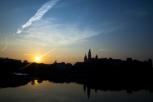 Wawel o poranku