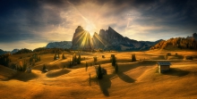 When the sun rises..