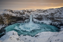 Dramatic waterfall