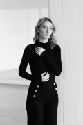 Black on white