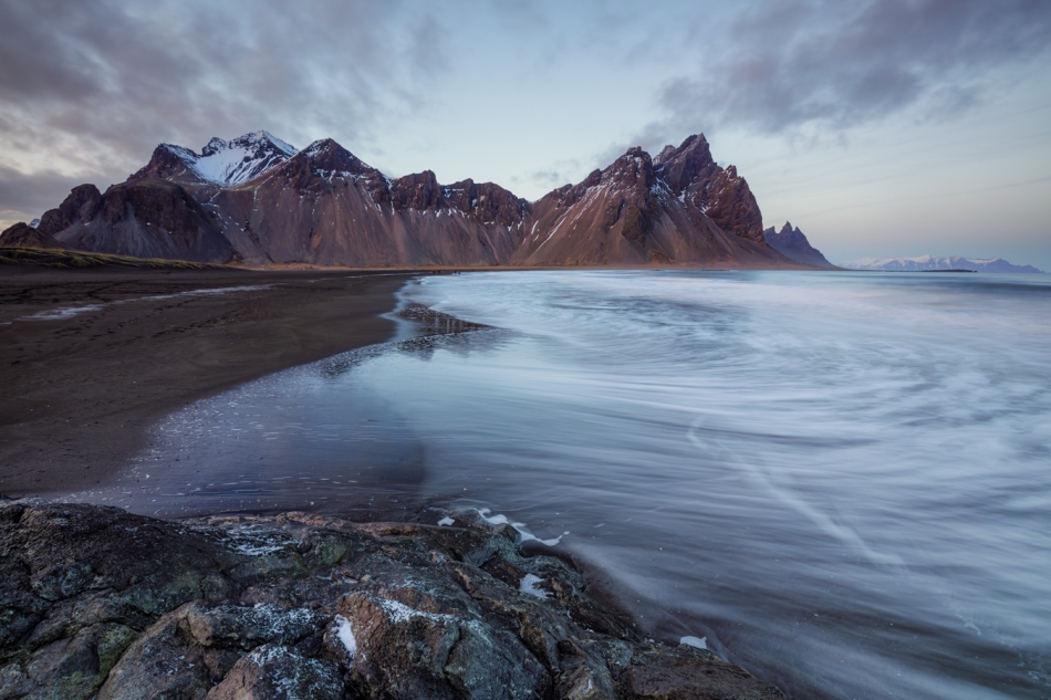 jaskjan - Vestrahorn in sunset. . Zdjęcie 324765