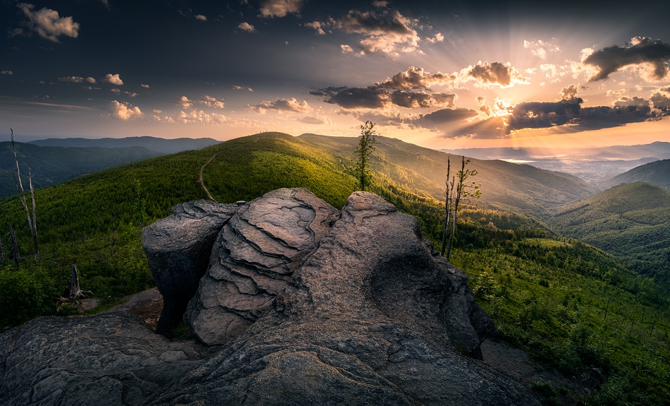 karol_nienartowicz - Malinowska Skała. Beskid Śląski, wczorajszy wschód 28.05.2024. Zdjęcie 324764